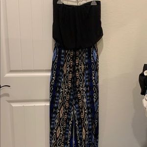 Geo print jumpsuit